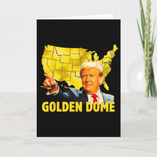 Gouden Koepel Trump Groot Amerikaans Patriottisch Kaart