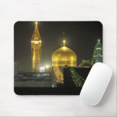 Gouden koepel van het Imam Reza-heiligdomcomplex b Muismat (Met muis)