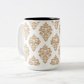 Gouden koffie mok (Voorkant links)