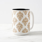 Gouden koffie mok (Voorkant rechts)