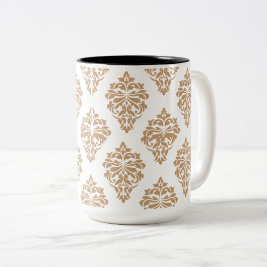 Gouden koffie mok (Voorkant rechts)