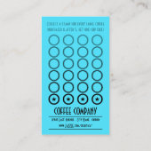 gouden koffie - plant klantenkaartje (Achterkant)