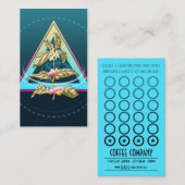 gouden koffie - plant klantenkaartje (Voorkant / Achterkant)