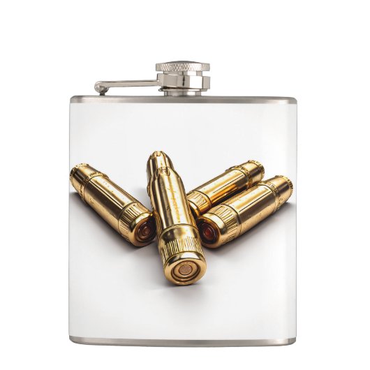 Gouden kogels op mijn zak #1 heupfles (Voorkant)