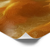 Gouden Koi Perfect Poster (Hoek)