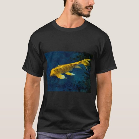 Gouden Koi Vis T-shirt (Voorkant)