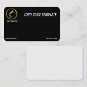 Gouden Kokopelli  Logo Visitekaartje (Voorkant / Achterkant)