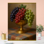 Gouden Kom met Druiven Acryl Bord (Huwelijk)