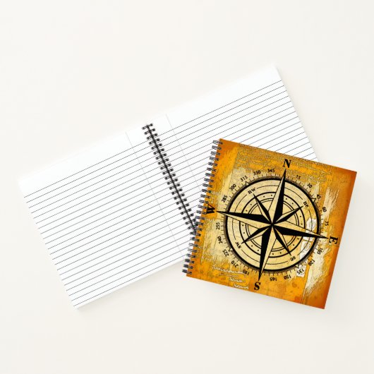 Gouden kompas reizen notitieboek (Binnen)
