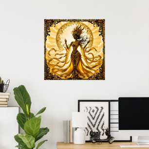 Gouden koningin poster