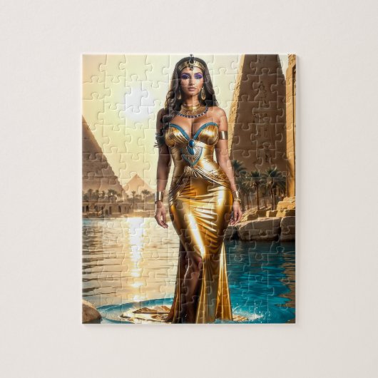 Gouden Koningin van de Nijl Legpuzzel (Verticaal)