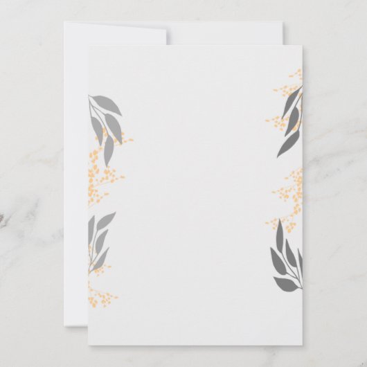 Gouden koninklijk uitziende 5e verjaardag uitnodig kaart (Achterkant)