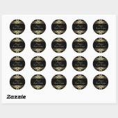 Gouden Koninklijke Damast Sticker (Vel)