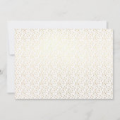 Gouden Koninklijke Glitter Eenhoorn Blauwe Paard P Kaart (Achterkant)