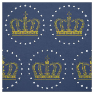 Gouden Koninklijke Kroon & Sterren + uw backgr. & Stof