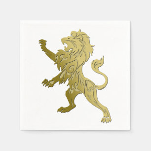 Gouden Koninklijke Leeuw Servet