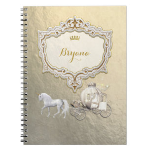 Gouden Koninklijke Prinses Verhalenboek Koets & Ee Notitieboek