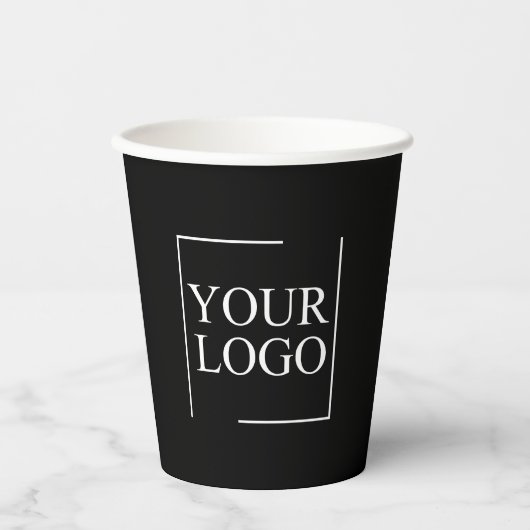 Gouden kopjes koffie Blauwgroen Aangepaste geperso Papieren Bekers (Voorkant)