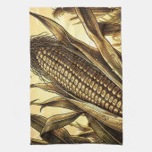 Gouden Korenkolf Oogst Theedoek (Verticaal)
