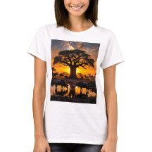 Gouden kosmisch watergat zonsondergang