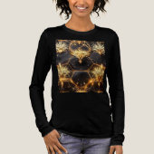 Gouden kosmische geometrie Tri-Blend shirt (Voorkant)