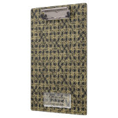 Gouden krab gouden moderne glamour klembord (Links)