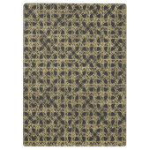 Gouden krab gouden moderne glamour klembord (Achterkant)
