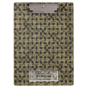 Gouden krab gouden moderne glamour klembord
