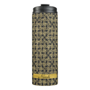 Gouden krab Gouden moderne glamour unieke elegant Thermosbeker