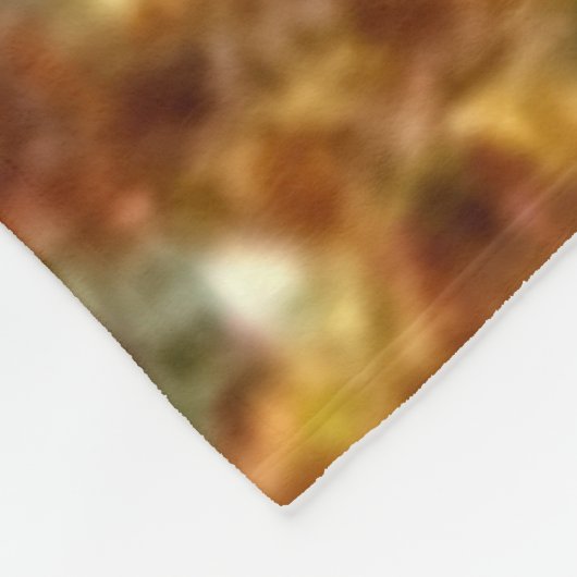 Gouden kralen fleece deken (Hoek)