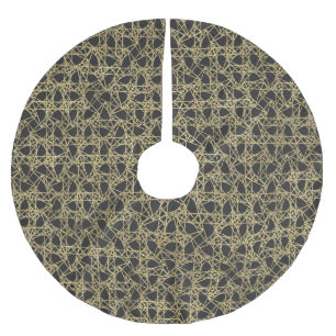 Gouden kras Gouden moderne glamour unieke elegant Kerstboom Rok