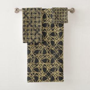 Gouden Krassen Goud Moderne Glamour Unieke Elegant Bad Handdoek