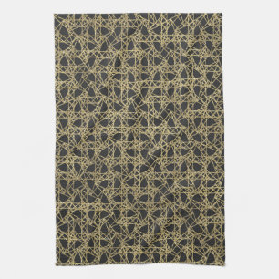 Gouden Krassen Goud Moderne Glamour Unieke Elegant Theedoek