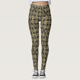 Gouden Krassen Gouden Moderne Glamour Unieke Chic Leggings