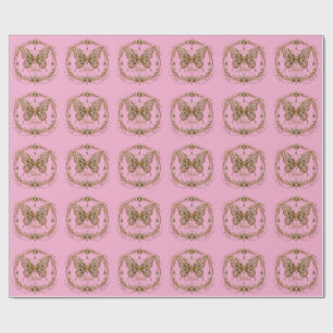 Gouden Kristal Vlinder Schitterende Luxe Sieraden Cadeaupapier