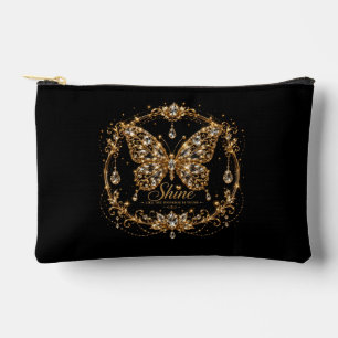 Gouden Kristal Vlinder Schitterende Luxe Sieraden Etui