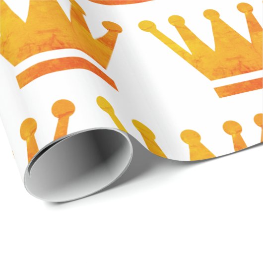 Gouden kronen inpakpapier (Rol Hoek)
