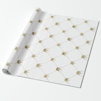 Gouden kronen | Luxe bruiloften Cadeaupapier