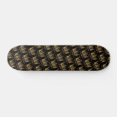 Gouden Kronen Persoonlijk Skateboard (Horizontaal)