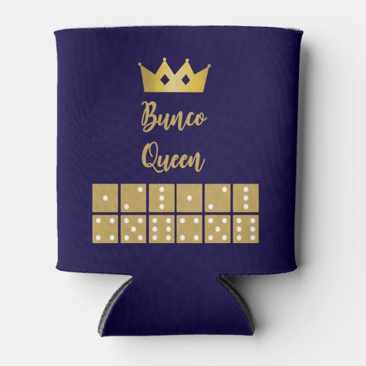 Gouden Kroon Bunco Queen Blikjeskoeler (Voorkant)