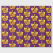 Gouden kroon inpakpapier (Vlak)