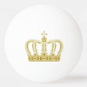 Gouden Kroon + jouw ideeën Pingpongbal