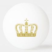 Gouden Kroon + jouw ideeën Pingpongbal (Voorkant)