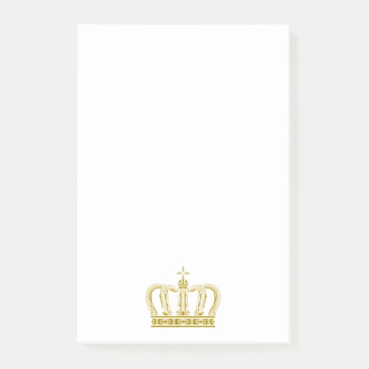 Gouden Kroon + jouw ideeën Post-it® Notes (Voorkant)