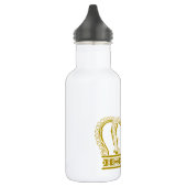 Gouden Kroon + jouw ideeën Waterfles (Links)