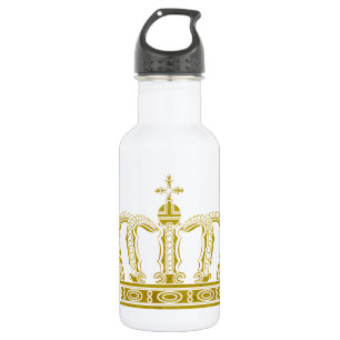 Gouden Kroon + jouw ideeën Waterfles