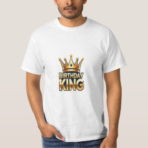 Gouden kroon: Koninklijke verjaardag T-shirt