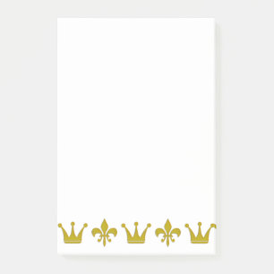 Gouden Kroon & Lelie Rand + jouw ideeën Post-it® Notes