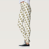 Gouden Kroon - luxe koninklijk 2 Leggings (Links)