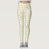 Gouden Kroon - luxe koninklijk Leggings (Voorkant)